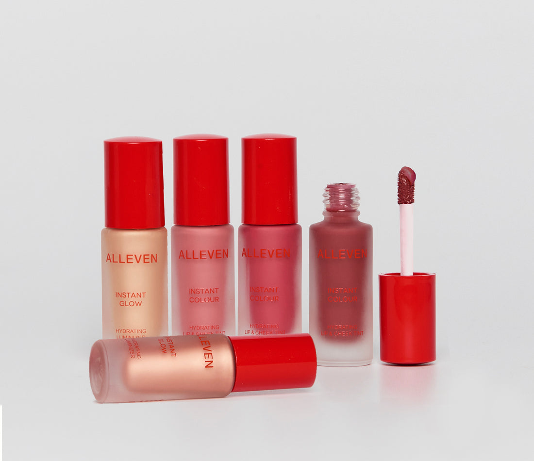 Alleven Beauty Instant Colour -monikäyttöinen hoitava meikki huulille, poskille ja luomille