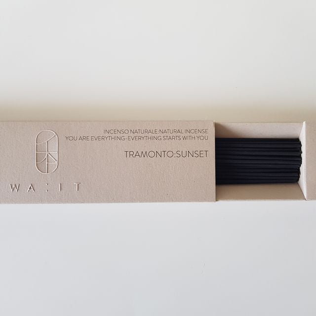 WA:IT TRAMONTO:SUNSET natural evening incense suitsuke