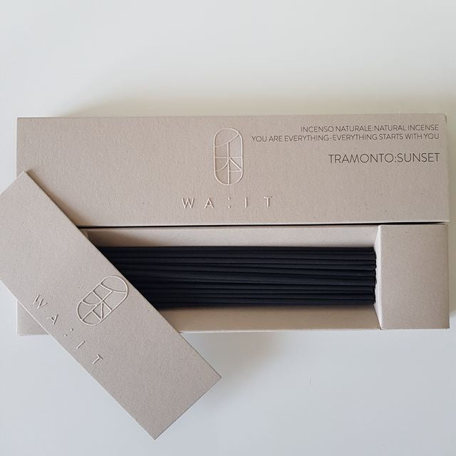 WA:IT TRAMONTO:SUNSET natural evening incense suitsuke