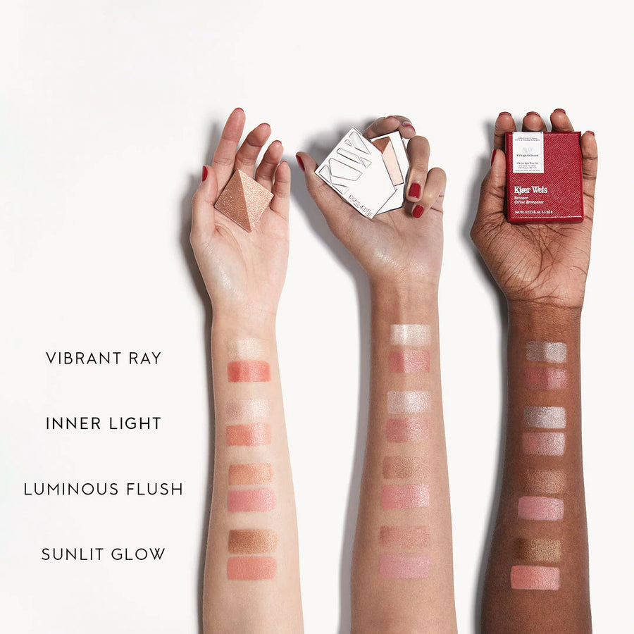 Kjaer Weis Flush & Glow -poskipuna + glow duo