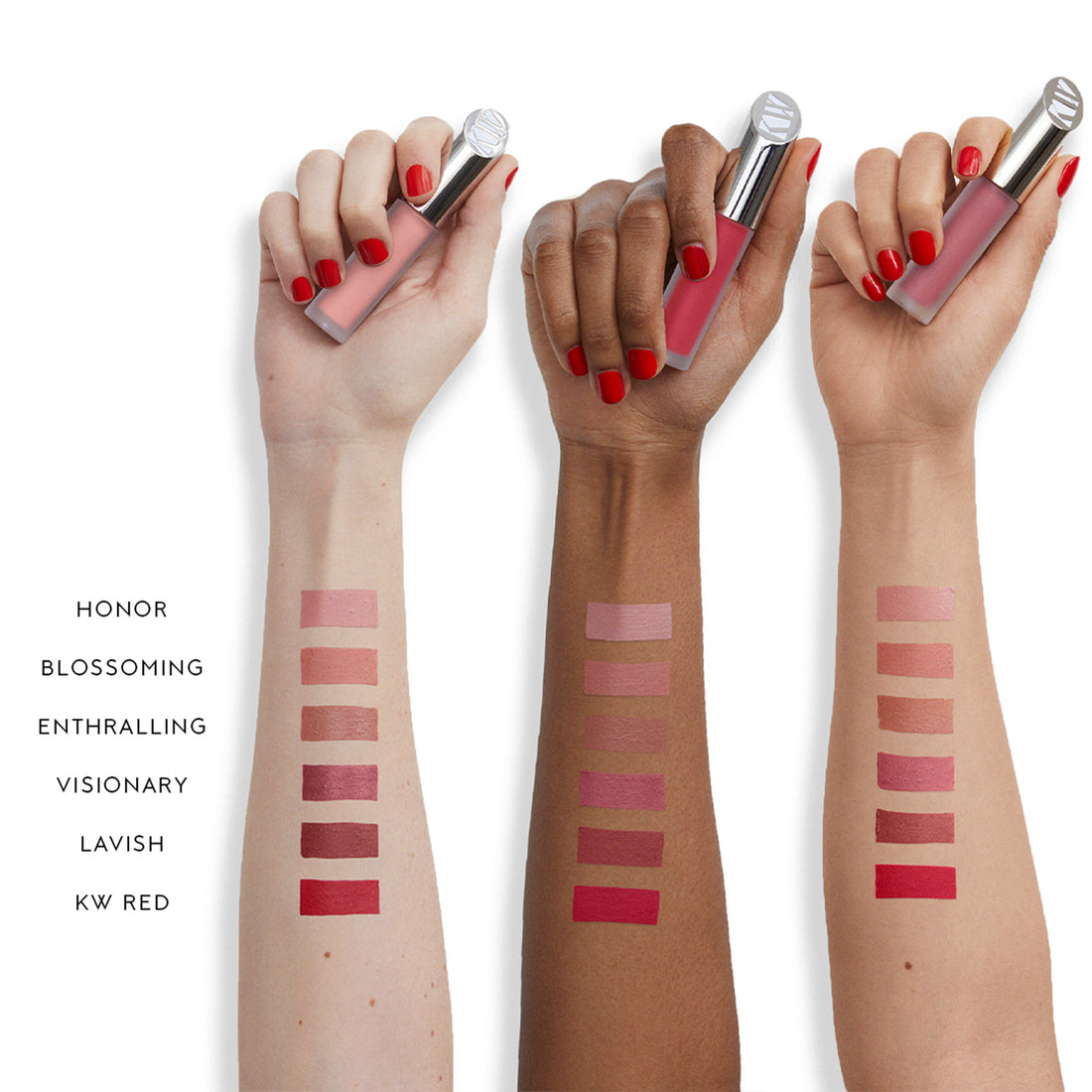 Kjaer Weis Mattahuulipuna Matte Naturally Liquid Lipstick