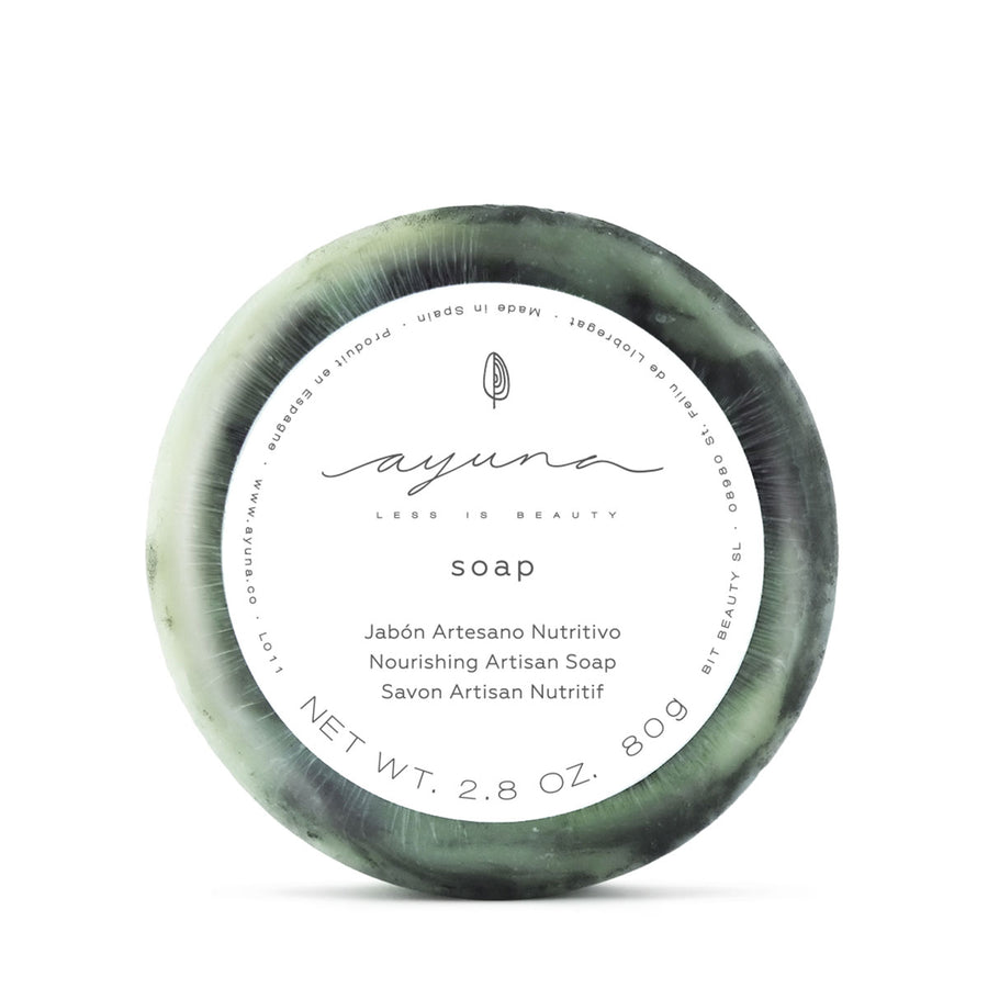 Ayuna ravitseva, kiinteä puhdistaja Nourishing Artisan Soap 80g