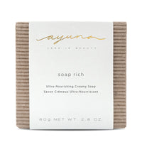 Ayuna erittäin ravitseva, kiinteä puhdistaja Ultra-Nourishing Creamy Soap Rich 80g